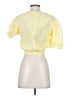 Assorted Brands Yellow Short Sleeve Blouse Size S - photo 2