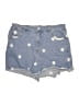 Forever 21 Polka Dots Blue Denim Shorts Size 0X - photo 1