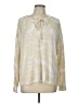 Alfani Ivory Long Sleeve Blouse Size L - photo 1