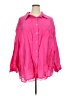 Unbranded 100% Polyester Pink 3/4 Sleeve Blouse Size 5X - photo 1