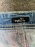 rue21 Stars Blue Denim Shorts Size 15 - 16 - photo 3