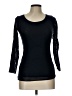 Assorted Brands 100% Nylon Black 3/4 Sleeve Top Size L - photo 1