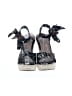 Unbranded Floral Blue Black Wedges Size 6 - photo 2