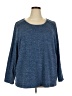 Cj Banks Blue 3/4 Sleeve Top Size 3X - photo 1