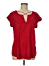 Express Outlet Red Short Sleeve Blouse Size M - photo 1