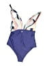 Born Primitive Stripes Purple One Piece Swimsuit Size XXL - photo 2