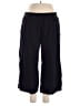 ECupper 100% Cotton Solid Black Casual Pants Size 4XL - photo 1