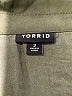 Torrid 100% Polyester Green 3/4 Sleeve Blouse Size 2X Plus (2) - photo 7