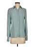 BCBGMAXAZRIA 100% Polyester Teal Long Sleeve Blouse Size XXS - photo 1