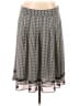 Talbots 100% Polyester Chevron-herringbone Gray Casual Skirt Size 12 - photo 1