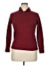 Old Navy 100% Polyester Burgundy Turtleneck Sweater Size XL - photo 1