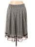 Talbots 100% Polyester Chevron-herringbone Gray Casual Skirt Size 12 - photo 2