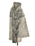 Thread & Supply 100% Polyester Gray Faux Fur Jacket Size S - photo 4