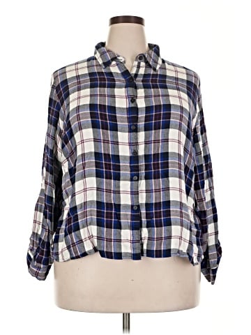 Zac & Rachel 3/4 Sleeve Button-Down Shirt (view 1)