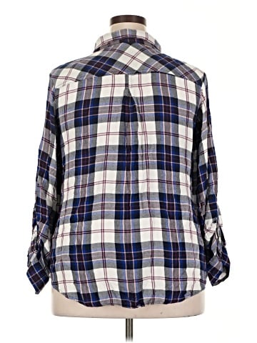 Zac & Rachel 3/4 Sleeve Button-Down Shirt (view 2)