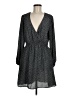 Gap 100% Polyester Polka Dots Gray Casual Dress Size M - photo 1