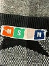 MSGM Stars Black Pullover Sweater Size S - photo 7