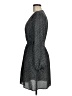 Gap 100% Polyester Polka Dots Gray Casual Dress Size M - photo 5