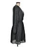 Gap 100% Polyester Polka Dots Gray Casual Dress Size M - photo 4
