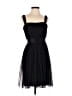 White by Vera Wang 100% Polyester Black Cocktail Dress Size 2 - photo 1
