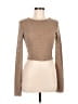 Shein Brown Long Sleeve Top Size 6 - photo 1