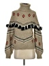 Lou & Grey for LOFT Chevron-herringbone Tan Pullover Sweater Size XS - photo 1