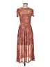 Assorted Brands Floral Brown Pink Casual Dress Size S (estimated) - photo 1