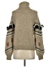Lou & Grey for LOFT Chevron-herringbone Tan Pullover Sweater Size XS - photo 2
