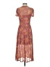Assorted Brands Floral Brown Pink Casual Dress Size S (estimated) - photo 2