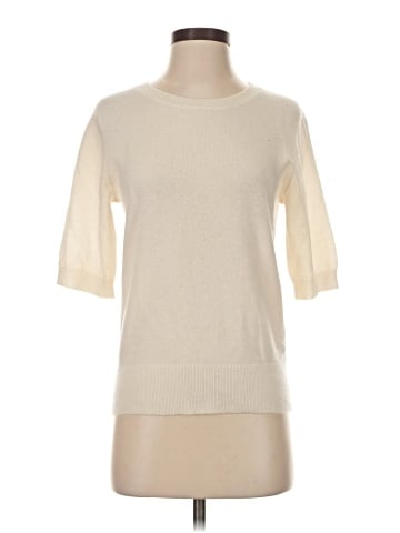 White + Warren Cashmere Pullover Sweater (view 1)