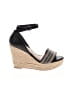 BLEECKER & BOND Black Wedges Size 6 - photo 1