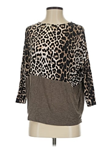 Zara W&B Collection 3/4 Sleeve Top (view 1)