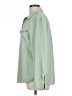 Unbranded 100% Polyester Solid Green Long Sleeve Blouse Size L - photo 5