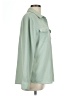Unbranded 100% Polyester Solid Green Long Sleeve Blouse Size L - photo 4