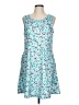 Unbranded Floral Teal Casual Dress Size L - photo 1