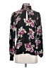 Socialite 100% Polyester Floral Black Long Sleeve Blouse Size S - photo 1