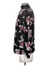 Socialite 100% Polyester Floral Black Long Sleeve Blouse Size S - photo 5