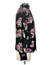 Socialite 100% Polyester Floral Black Long Sleeve Blouse Size S - photo 4