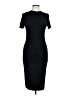 Unbranded Solid Black Casual Dress Size L - photo 1