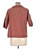 DAZY Brown 3/4 Sleeve Button-Down Shirt Size L - photo 2