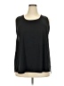 ASOS 100% Polyester Black Sleeveless T-Shirt Size 22 - photo 1