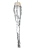 Nirvana Metallic Silver Casual Pants Size LgEstimated - photo 4