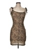 Shein Animal Print Brown Cocktail Dress Size M - photo 1