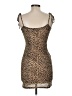 Shein Animal Print Brown Cocktail Dress Size M - photo 2