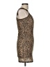 Shein Animal Print Brown Cocktail Dress Size M - photo 4