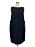 Koret 100% Polyester Solid Blue Casual Dress Size 22W - photo 1