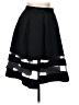 Express 100% Polyester Graphic Black Formal Skirt Size M (estimated) - photo 1