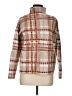 Rachel Zoe TJX Plaid Brown Pullover Sweater Size M - photo 1