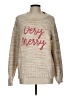 Ann Taylor LOFT Metallic Ivory Pullover Sweater Size L - photo 1