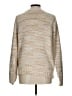 Ann Taylor LOFT Metallic Ivory Pullover Sweater Size L - photo 2
